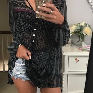 Free People Embellished Tunic - Size XS